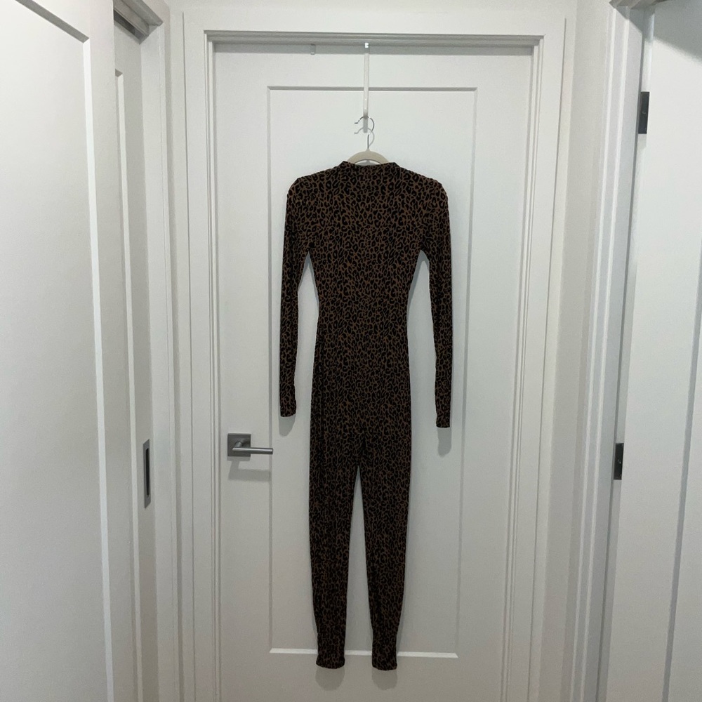 Naked Wardrobe cheetah jumpsuit